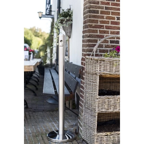 SecurIT® Securit Udendørs Askebæger Med Fod | Rustfrit Stål 2 SecurIT® Securit Udendørs Askebæger Med Fod | Rustfrit Stål - Billede 2