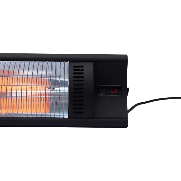 No Name Terrassevarmer Vægmodel 500/1000/1500/2000W, Sort 2 No Name Terrassevarmer Vægmodel 500/1000/1500/2000W, Sort - Billede 2
