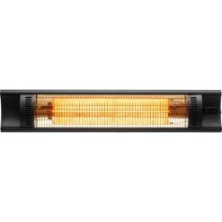 No Name Terrassevarmer Vægmodel 500/1000/1500/2000W, Sort