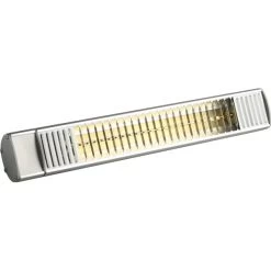 No Name Terrassevarmer "TERM 2000" 2,0 KW, L:61,5 Cm, Sølv